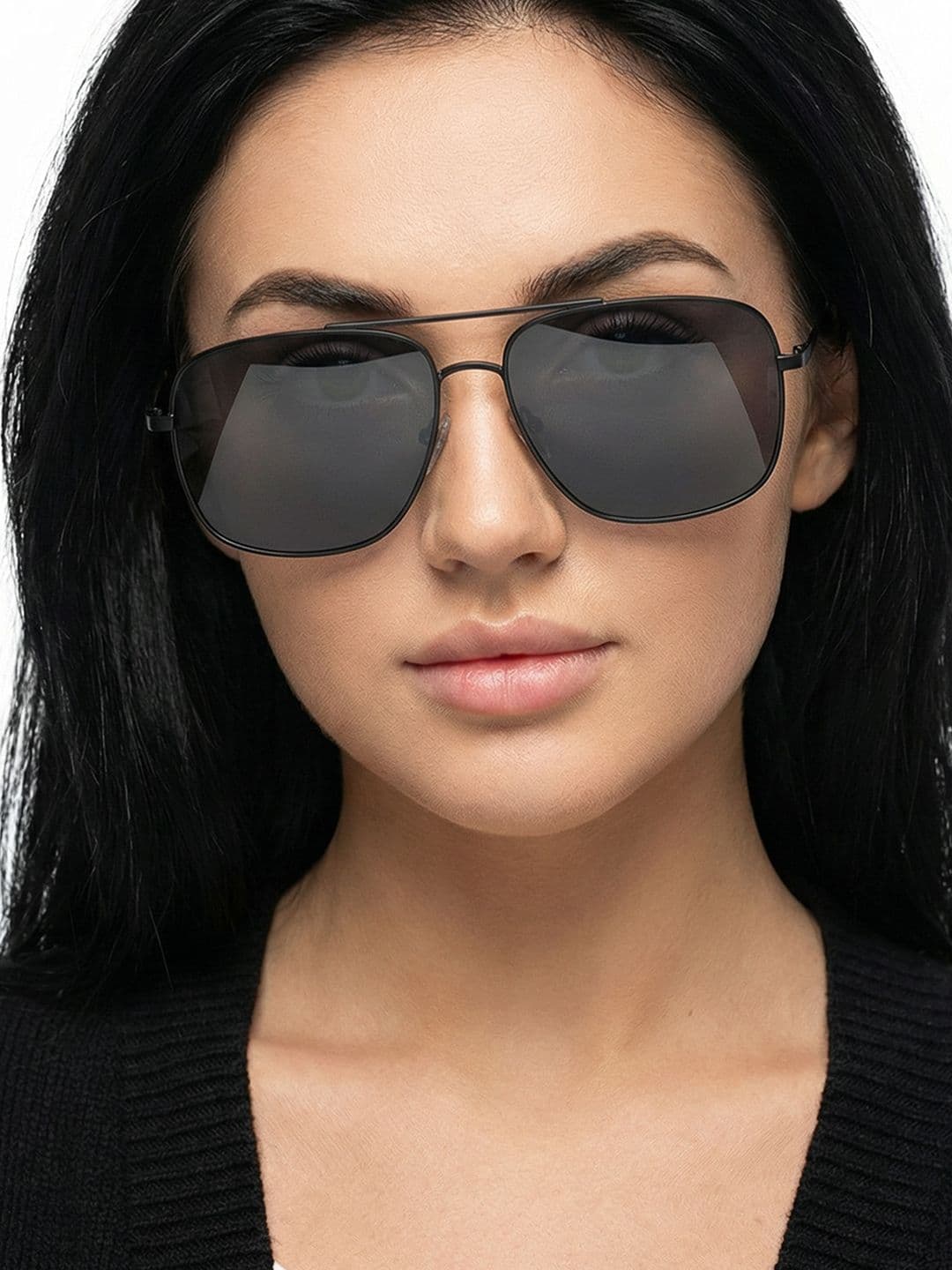 Vincent Chase by Lenskart Unisex Lens & Rectangle Sunglasses with Polarised and UV Protected Lens