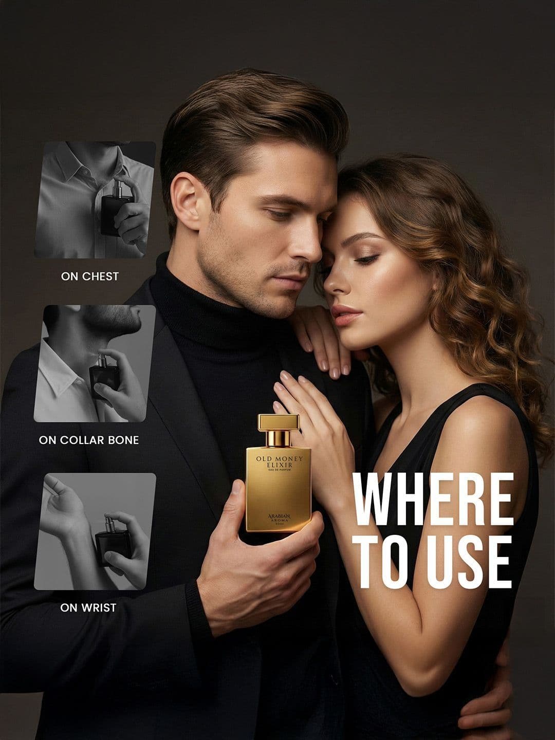 Arabian Aroma Men Old Money Elixir Long Lasting Eau de Parfum - 50 ml