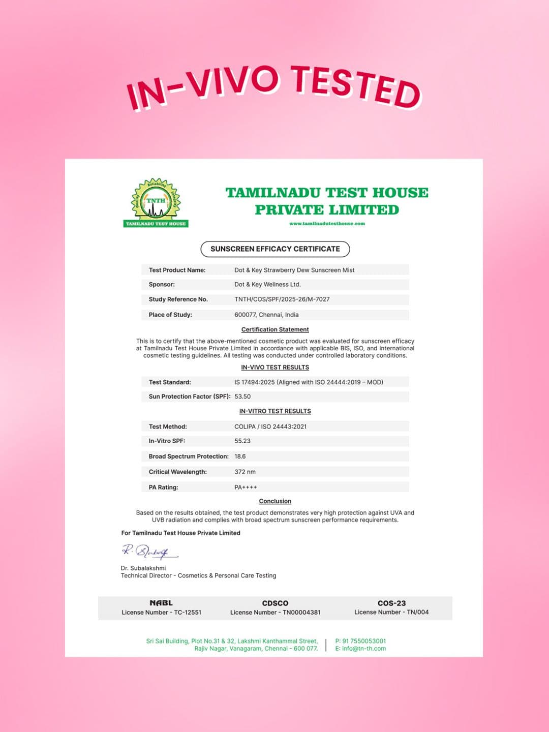 DOT & KEY Strawberry Niacinamide Sunscreen Mist SPF 50+ PA+++