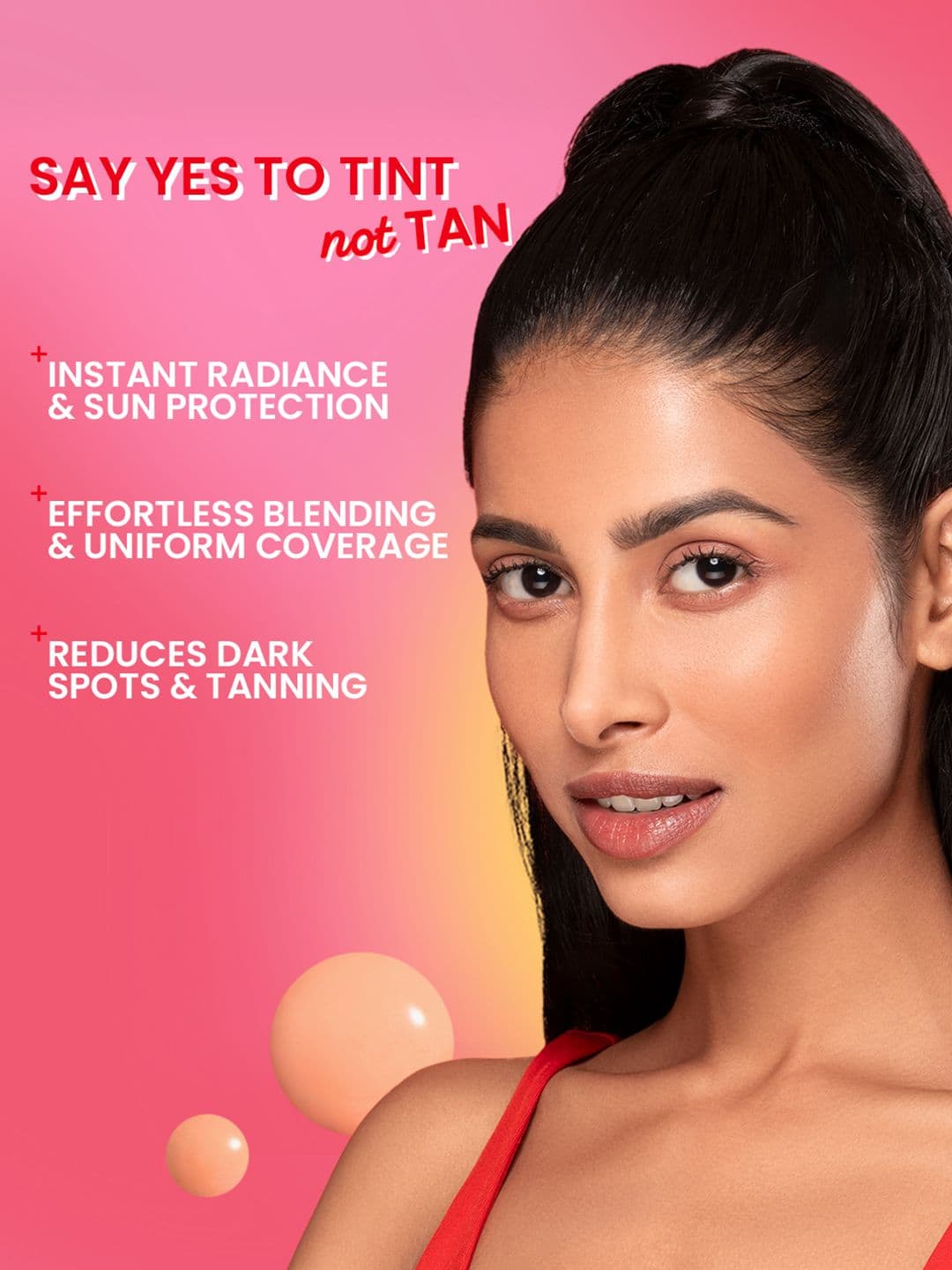 DOT & KEY Strawberry Dew Tinted Sunscreen In-Vivo Tested SPF 50+ PA++++ 50ml Warm Ivory 02