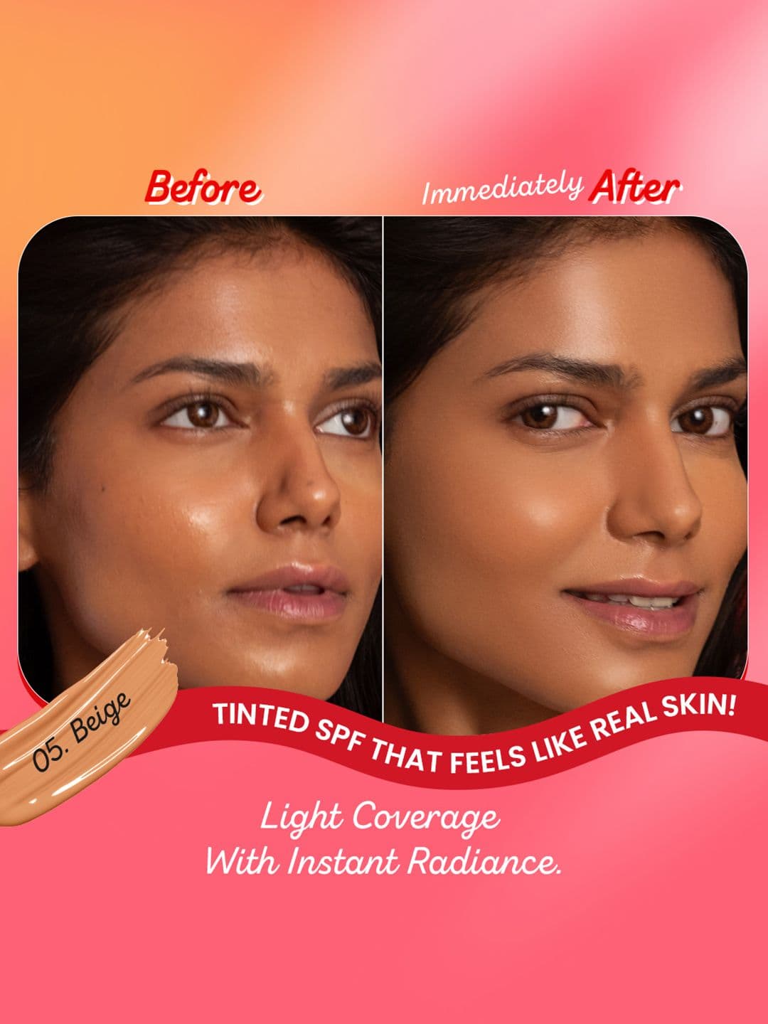 DOT & KEY Strawberry Dew Tinted Sunscreen In-Vivo Tested SPF 50+ PA++++ 50ml-Beige 05