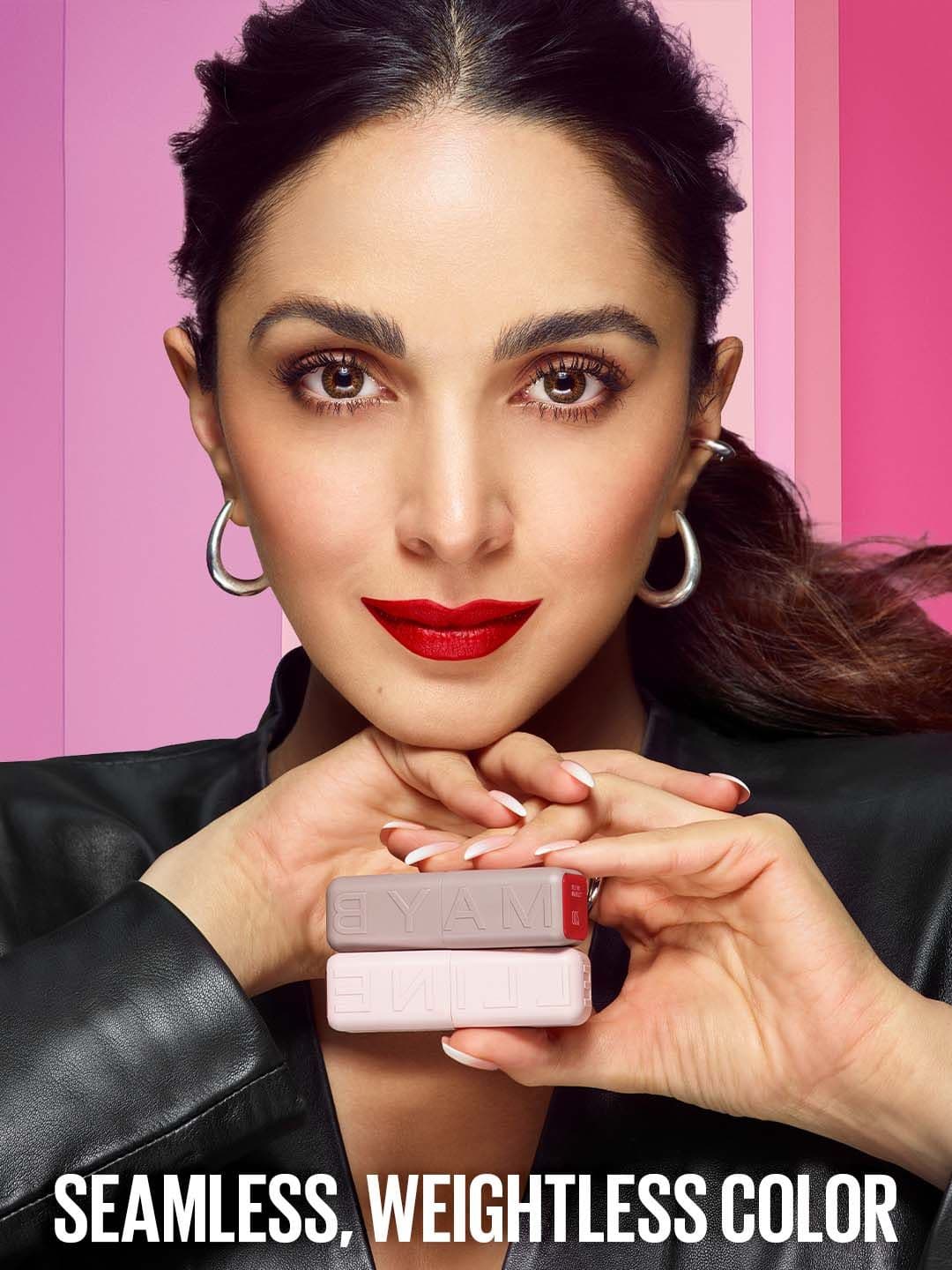 Maybelline New York Satins 8Hr Serum Lipstick - Maybe It's Intense 104