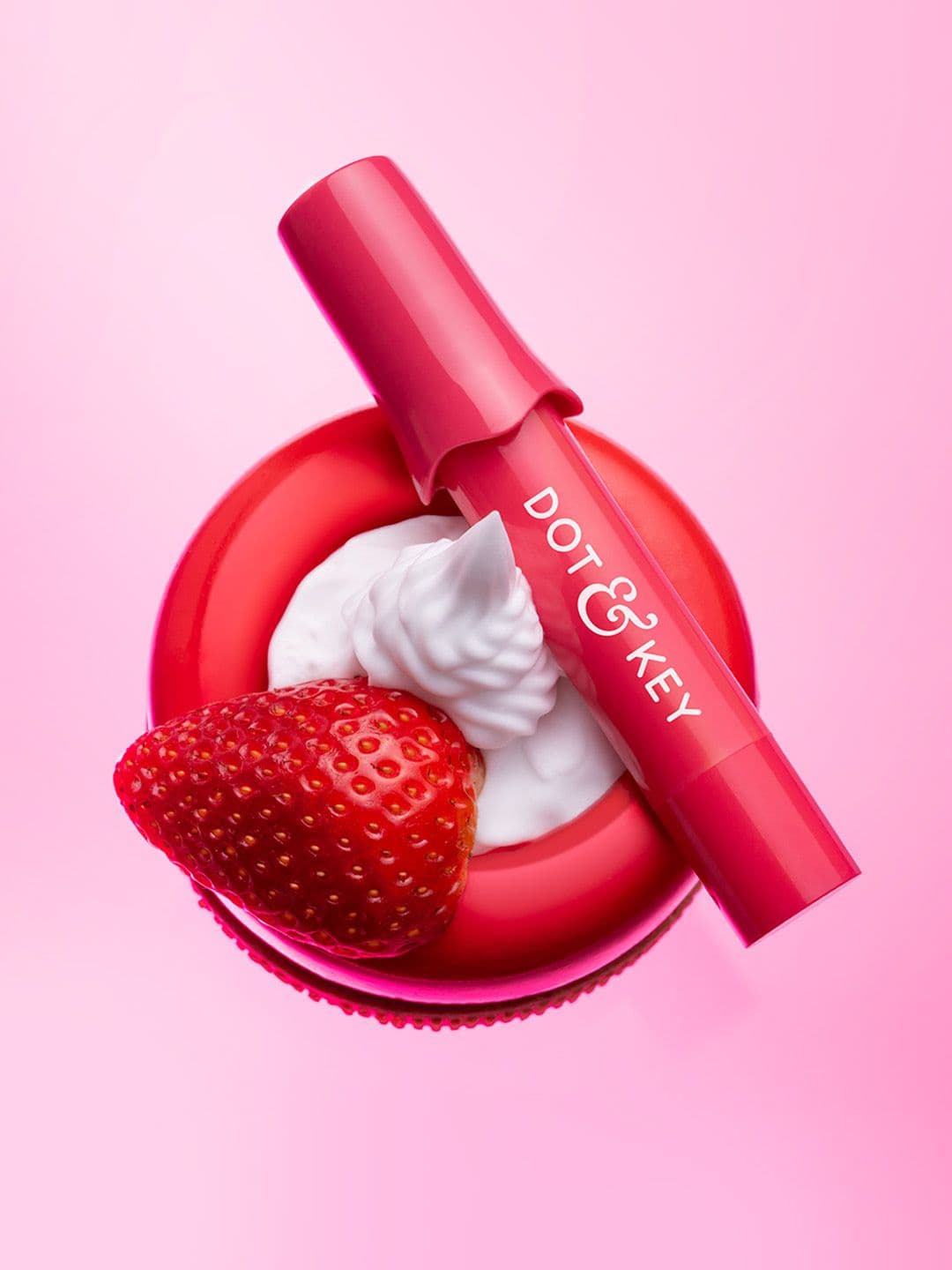 DOT & KEY Meltie Lip Balm In-Vivo Tested SPF 50+ PA+++, With 2% Kojic- Strawberry Glaze