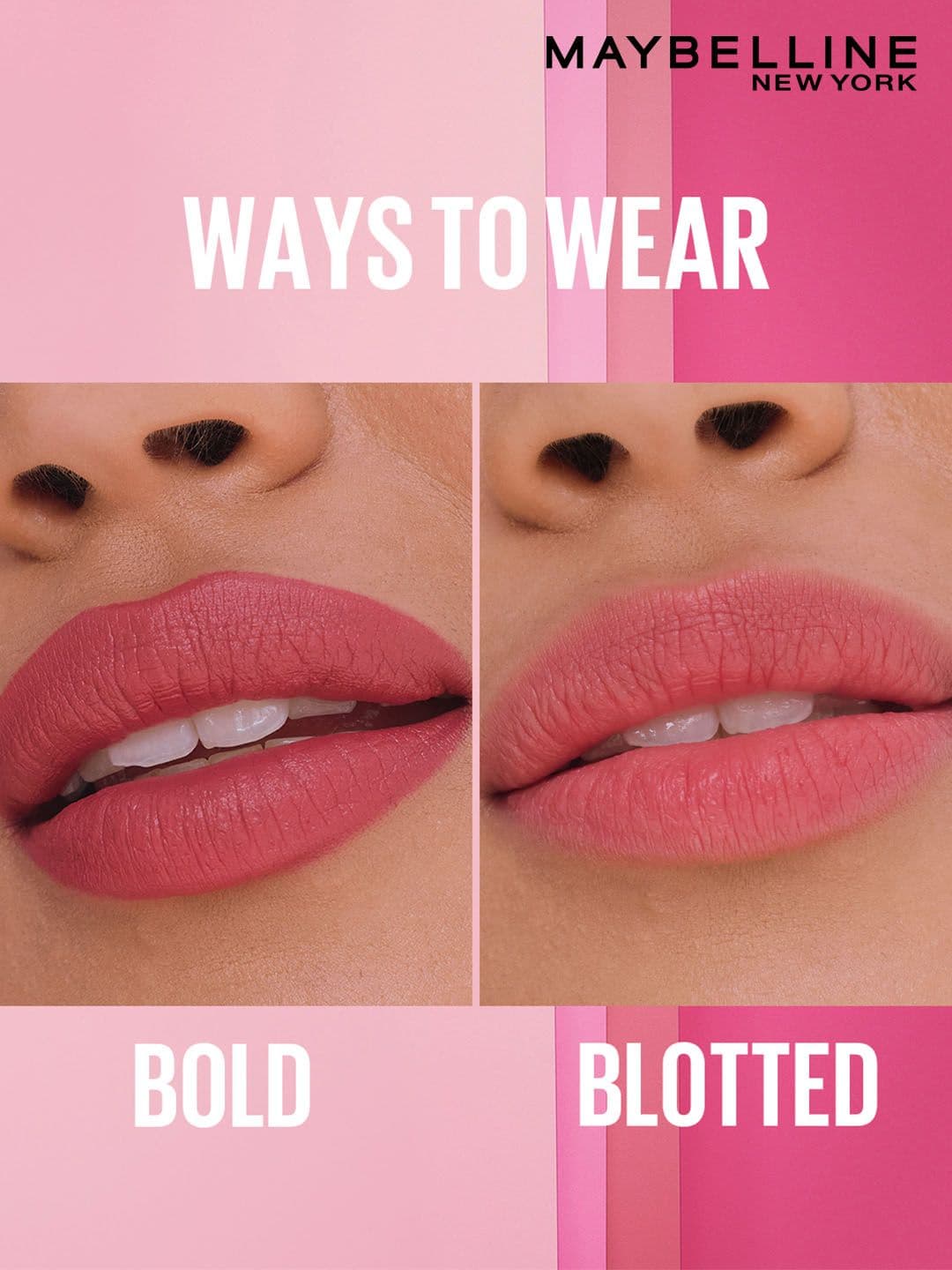 Maybelline New York Satins 8Hr Serum Lipstick - Make It Work 103