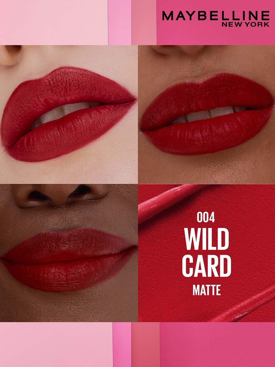 Maybelline New York Matte 8Hr Serum Lipstick - Wild Card 004