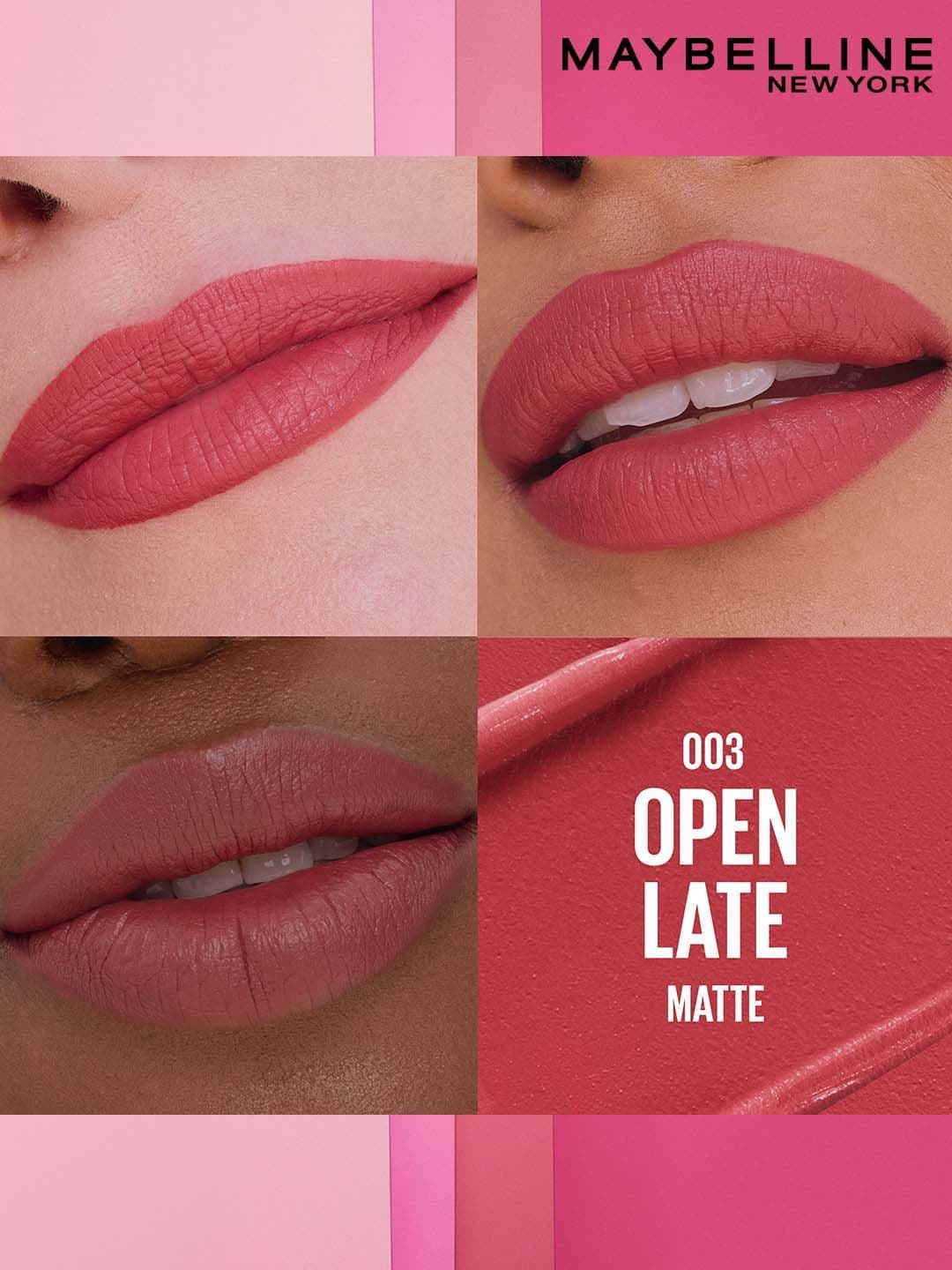 Maybelline New York Matte 8Hr Serum Lipstick - Open Late 003