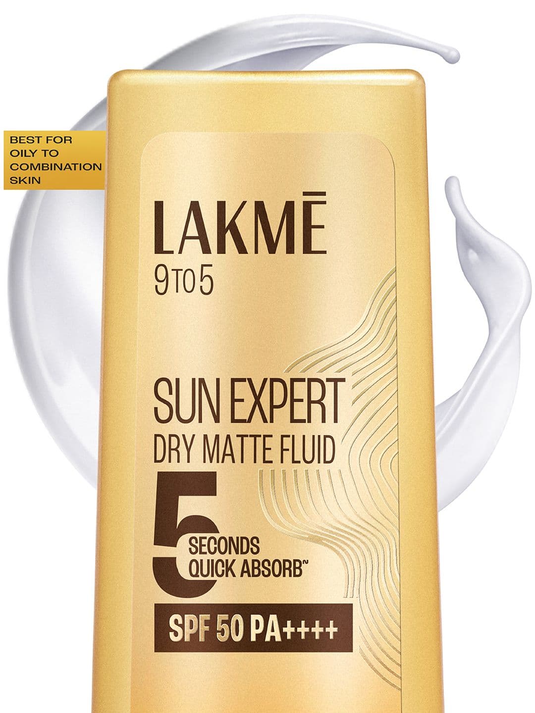 Lakme Sun Expert Dry Matte Fluid SPF 50++++ Sunscreen with ceramide for oily skin - 30ml