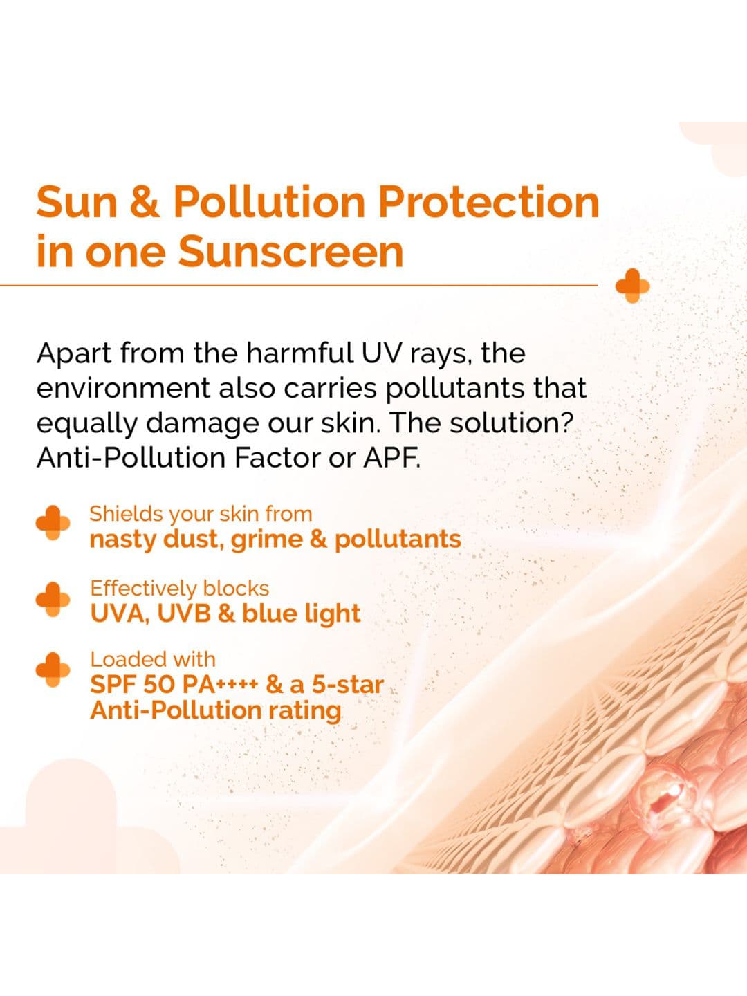 The Derma co. 1% Hyaluronic Sunscreen SPF50 Aqua Gel for Oily, Dry, Acne-Prone Skin - 30g