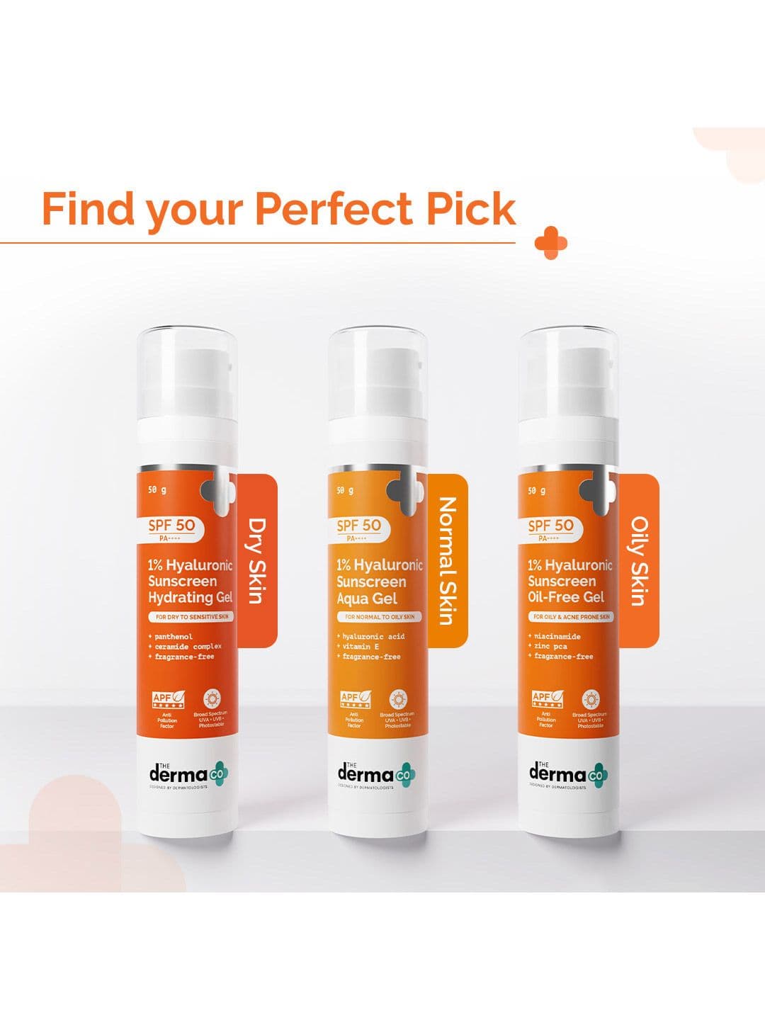 The Derma co. 1% Hyaluronic Sunscreen Oil-Free Gel - 50g In-Vivo tested