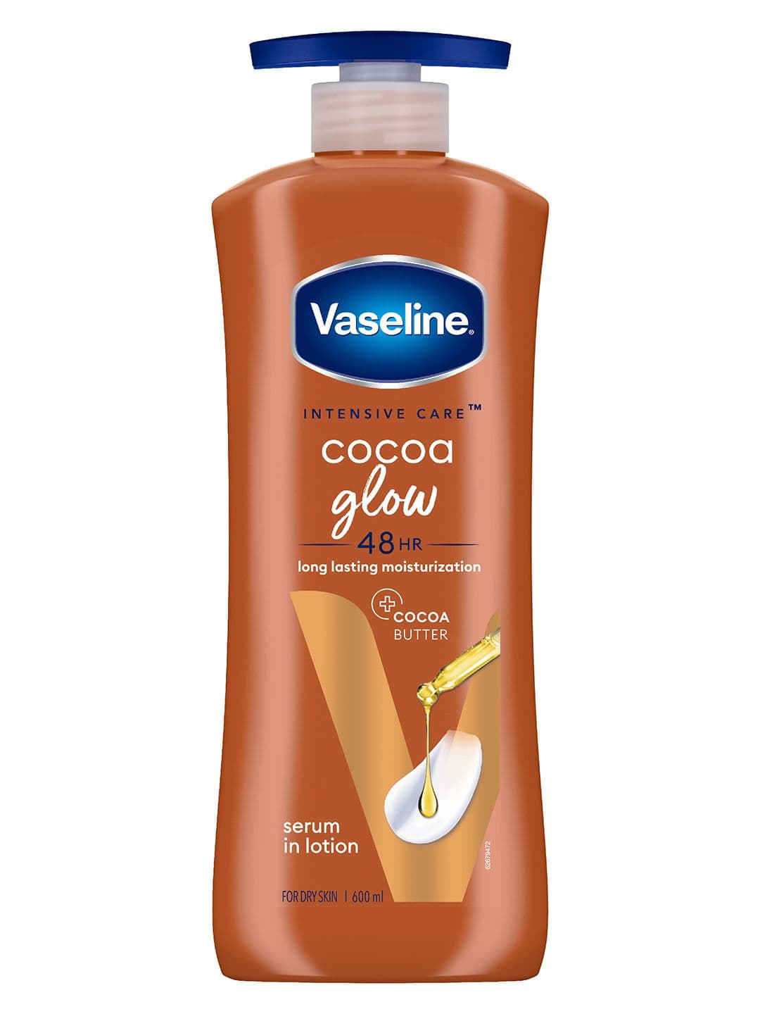 Vaseline Cocoa Glow Serum In Lotion with 100% Pure Cocoa & Shea Butter - 600 ml