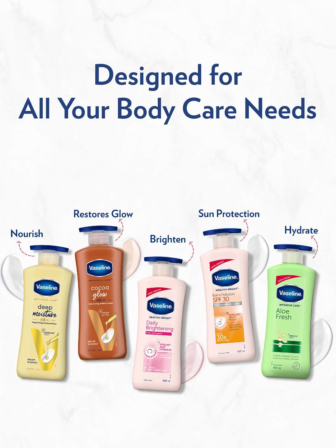 Vaseline Cocoa Glow Serum In Lotion with 100% Pure Cocoa & Shea Butter - 600 ml