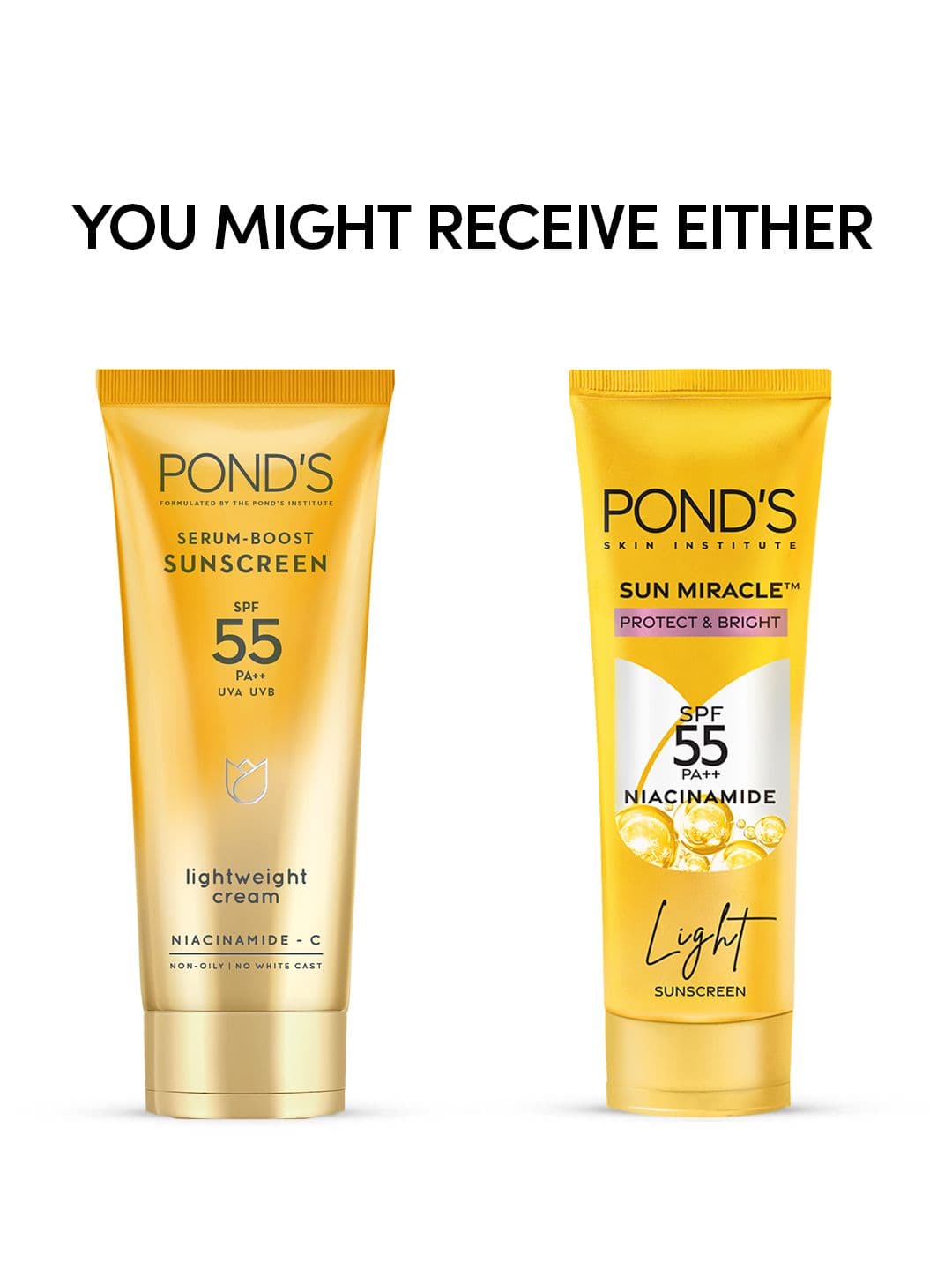 Ponds Sun Miracle SPF 50 PA+++ Creme Gel Sunscreen with Niacinamide - 50 g