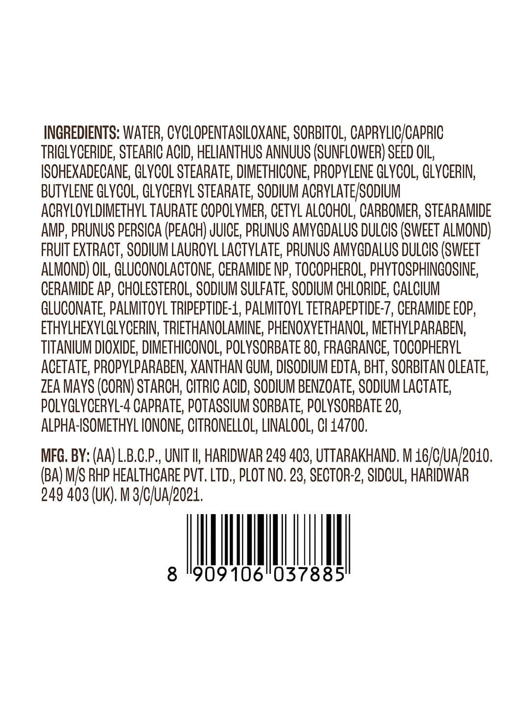 Lakme Peach Milk Soft Vit E Creme - 300g