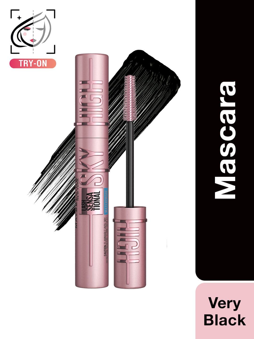 Maybelline New York Lash Sensational Sky High Waterproof Mascara 6 ml - Very Black