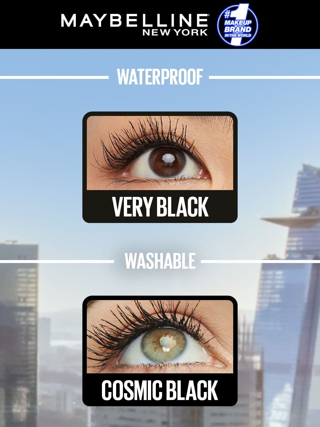 Maybelline New York Lash Sensational Sky High Waterproof Mascara 6 ml - Very Black