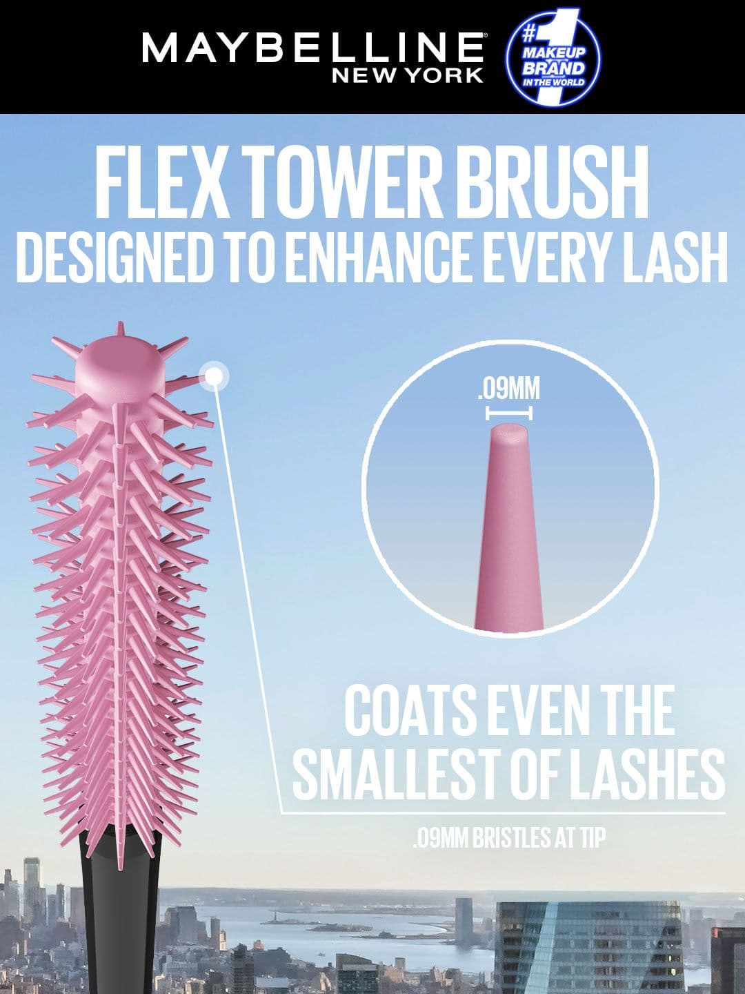 Maybelline New York Lash Sensational Sky High Waterproof Mascara 6 ml - Very Black