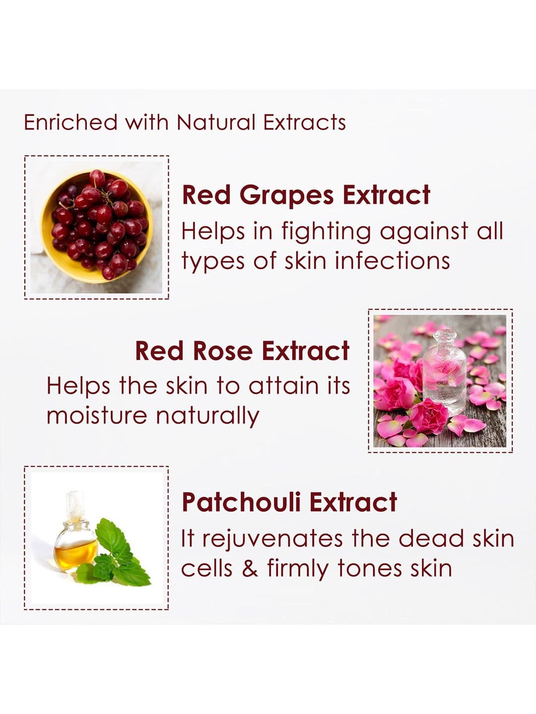 NutriGlow Set of Wine Facial Kit 250 g + 10 ml & Wine Bleach Cream 43 g