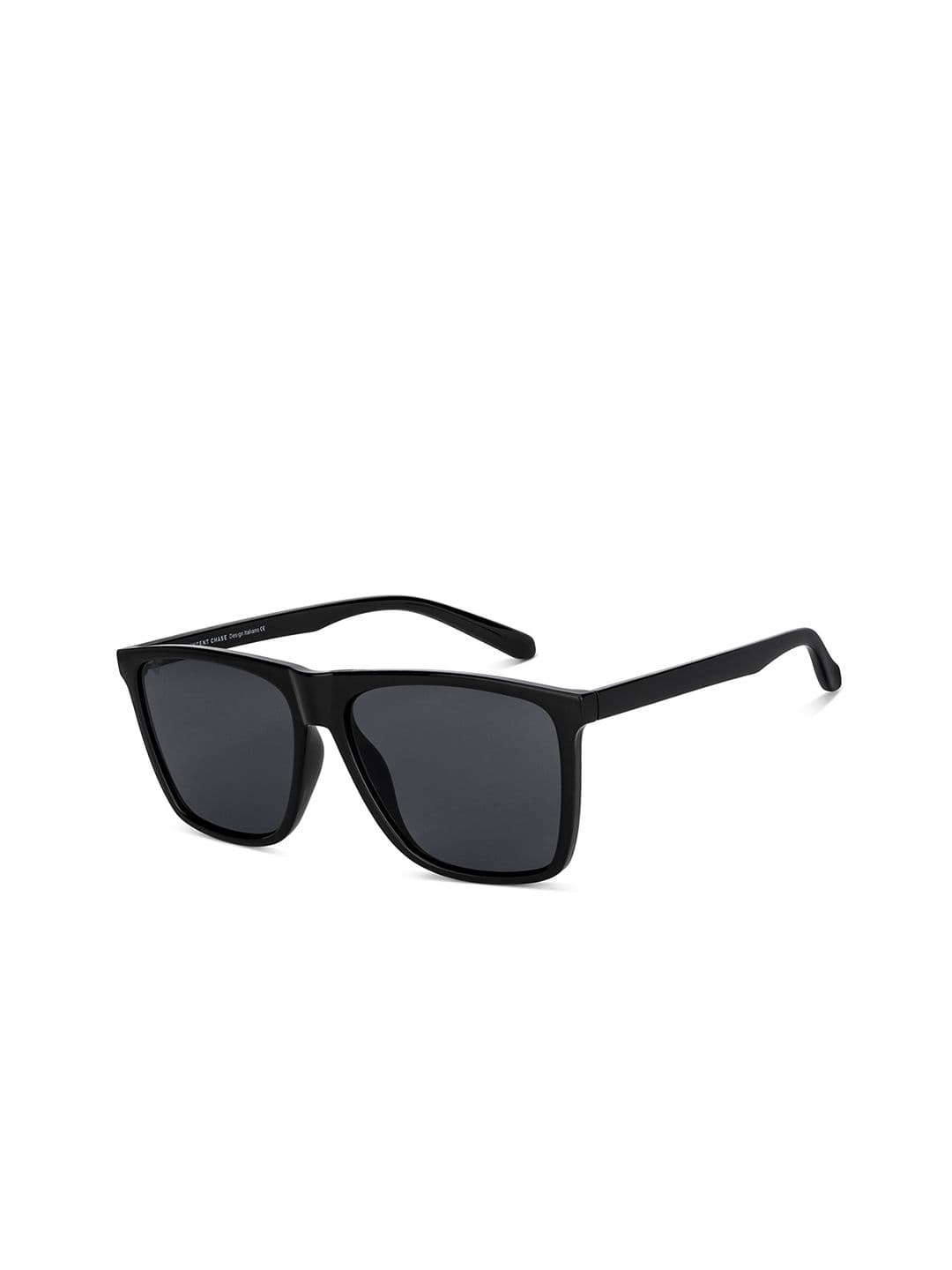 Vincent Chase by Lenskart Unisex Grey Lens & Black Sports Sunglasses with UV Protected Lens