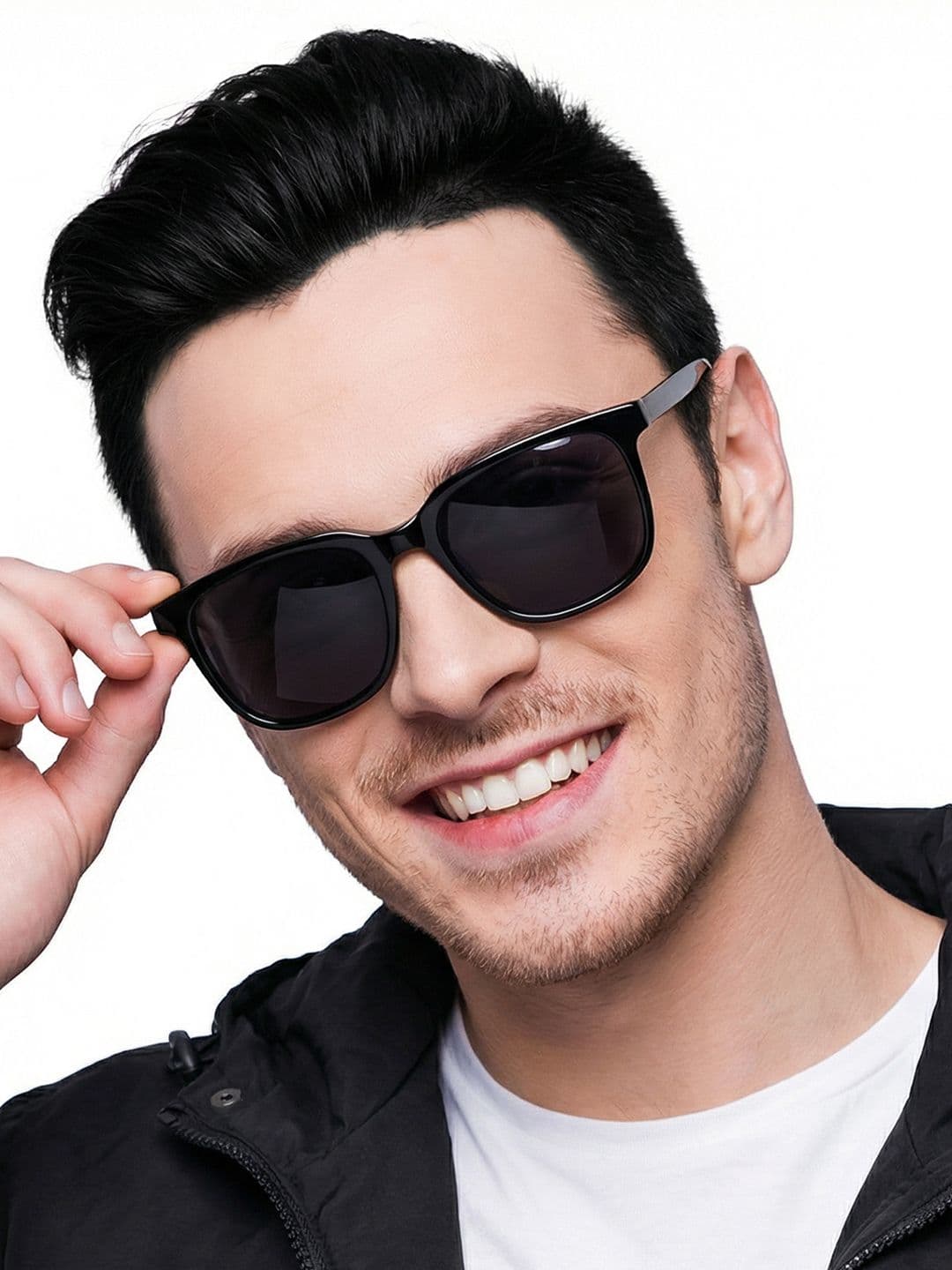 John Jacobs Unisex Wayfarer Sunglasses with Polarised and UV Protected Lens