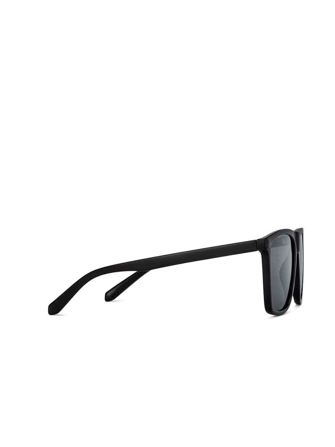 Vincent Chase by Lenskart Unisex Grey Lens & Black Sports Sunglasses with UV Protected Lens