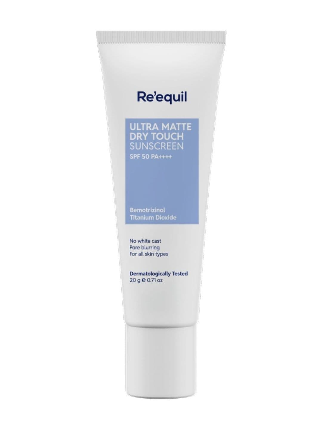 Reequil Ultra Matte Dry Touch Sunscreen Gel SPF 50 PA++++ - 20 g