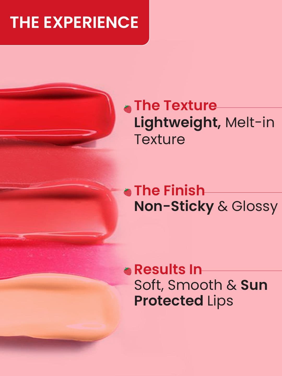 DOT & KEY Gloss Boss Lip Balm In-Vivo Tested SPF 50+ PA+++, Strawberry Crush