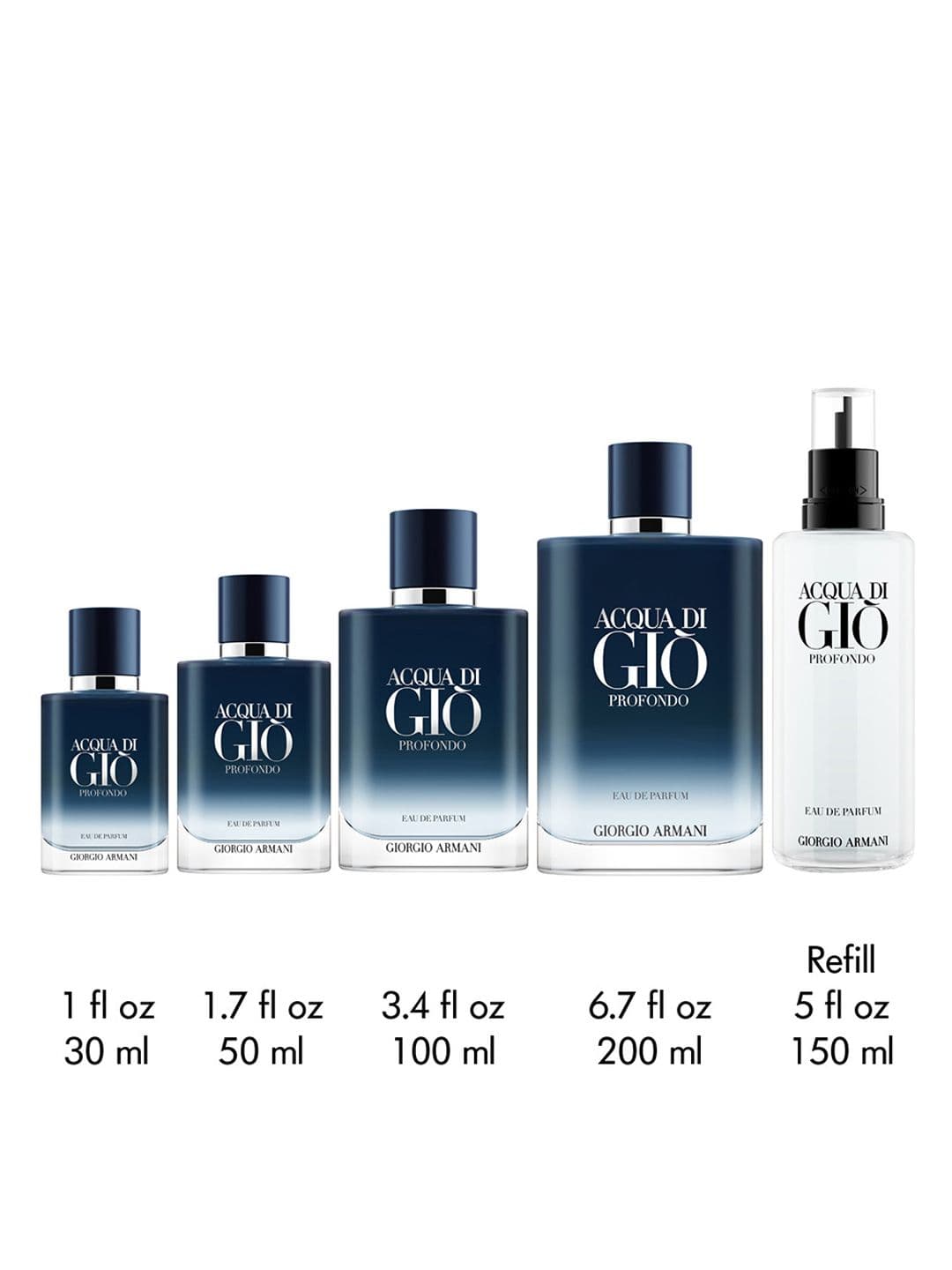Giorgio Armani Men Acqua Di Gio Profondo Eau De Parfum - 100 ml