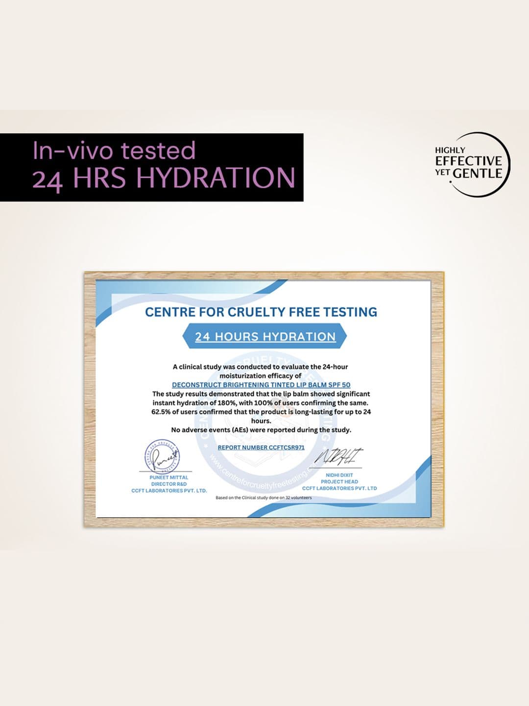 Deconstruct Brightening Tinted Lip Balm SPF 50 Moisturizes & Brightens -4g