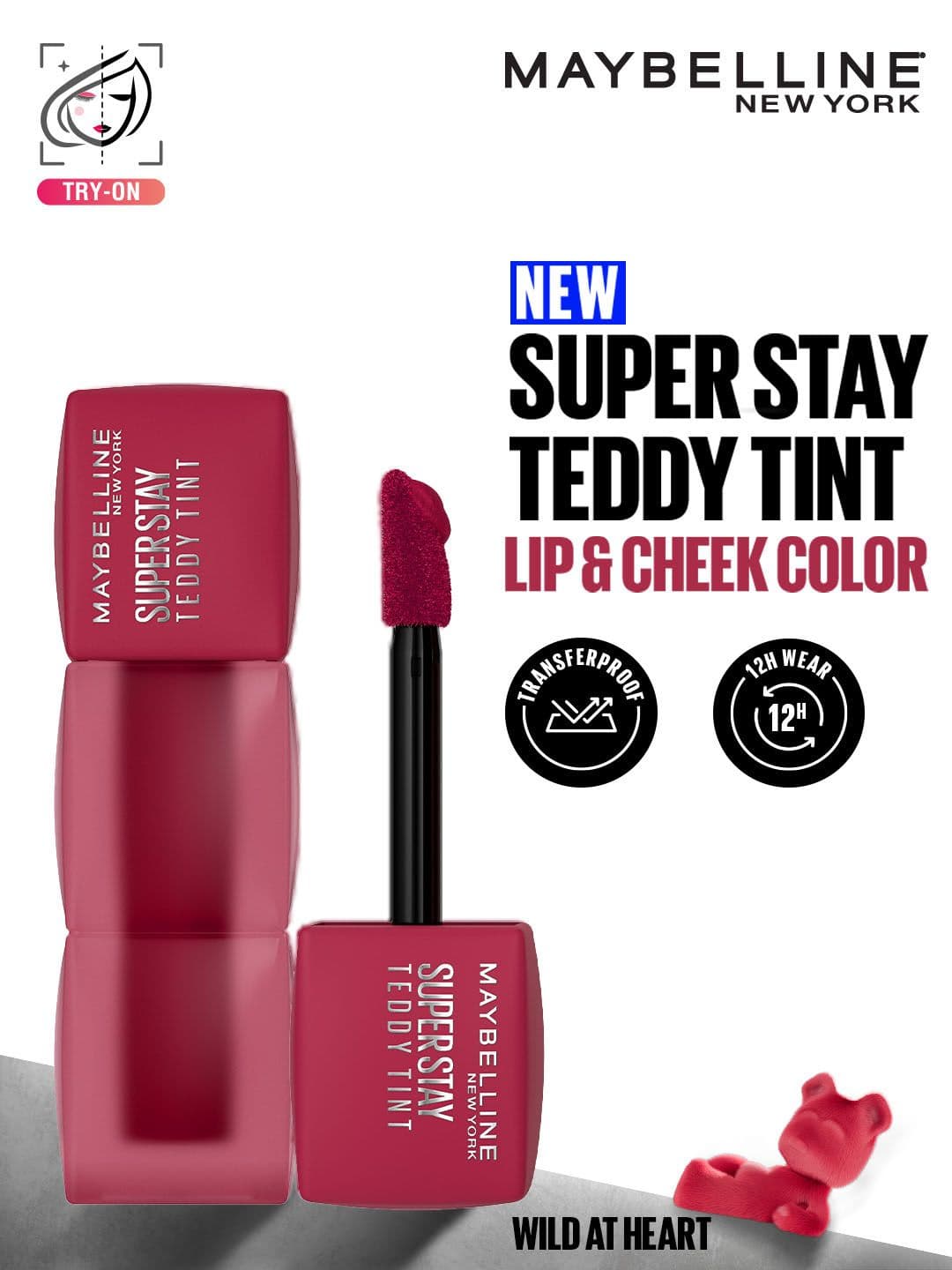 Maybelline New York Superstay Teddy Tint Lip & Cheek Color 5 ml - Wild At Heart