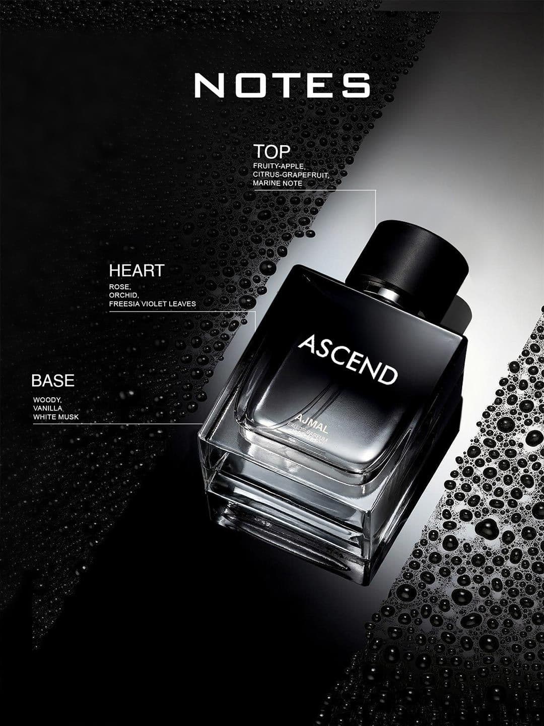 Ajmal Men Ascend Citrus Woody EDP Perfume - 100ml - Fresh Fragrance