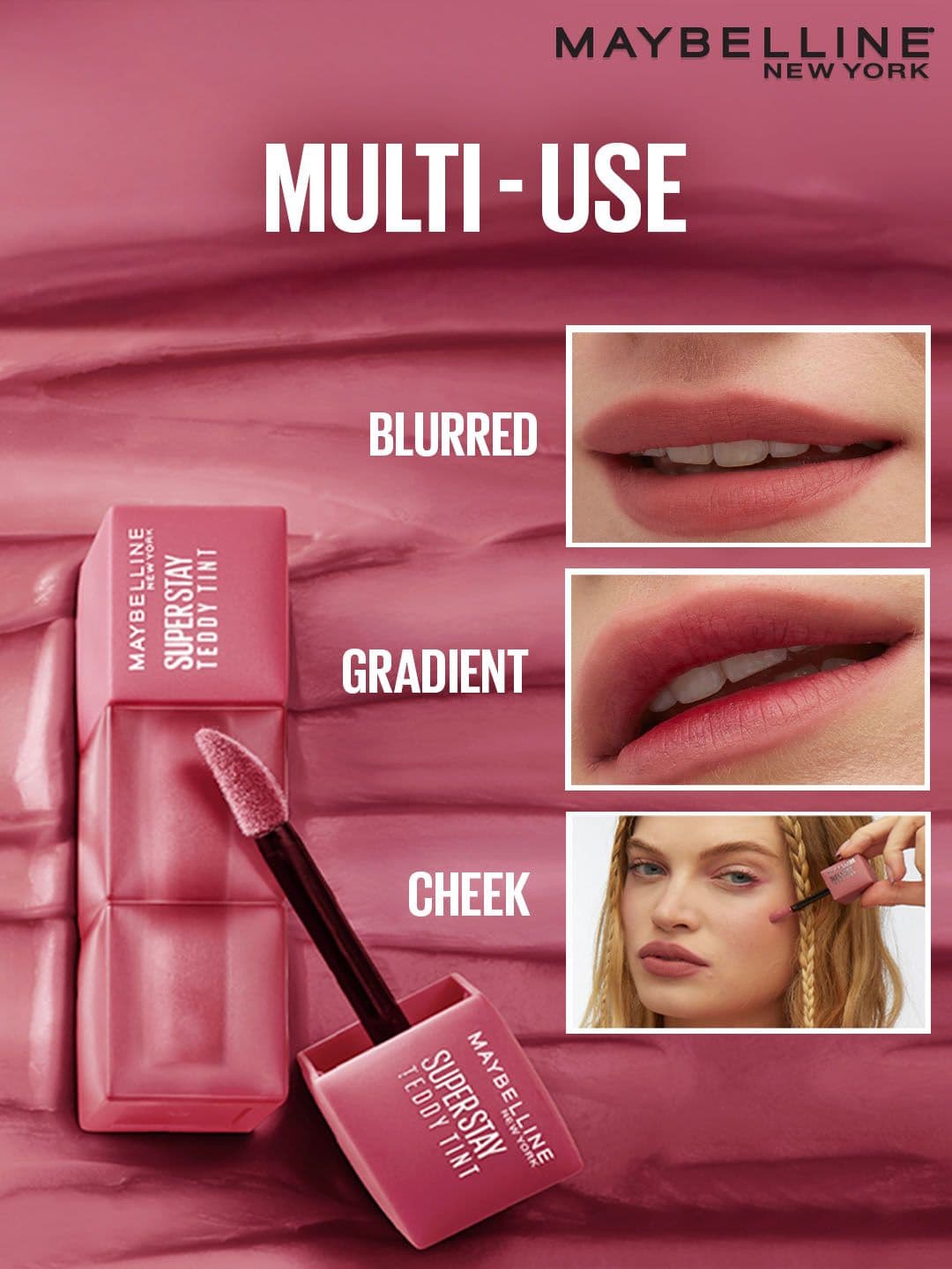 Maybelline New York Superstay Teddy Tint Lip & Cheek Color 5ml - Mascara Tear