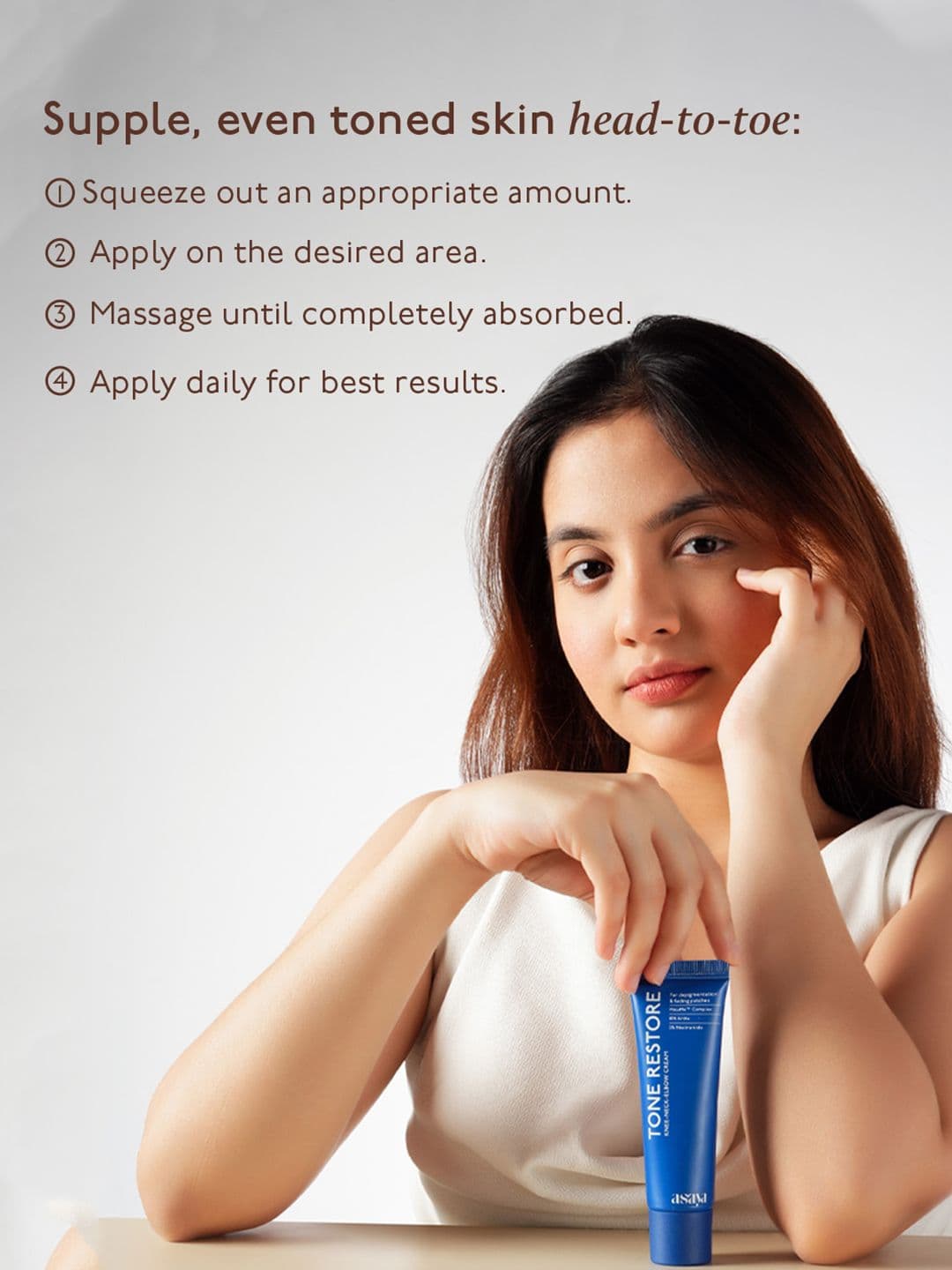 Asaya Tone Restore Knee Cream - 50 g