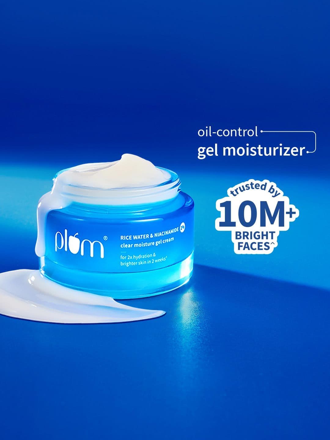 Plum 2% Niacinamide & Rice Water Gel Cream Moisturizer- 25 g