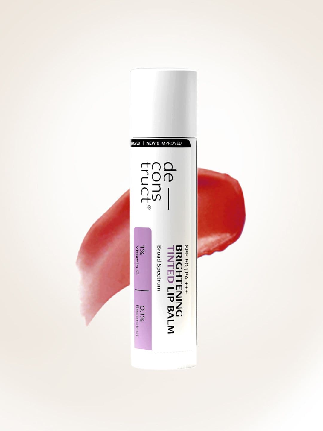 Deconstruct Brightening Tinted Lip Balm SPF 50 Moisturizes & Brightens -4g