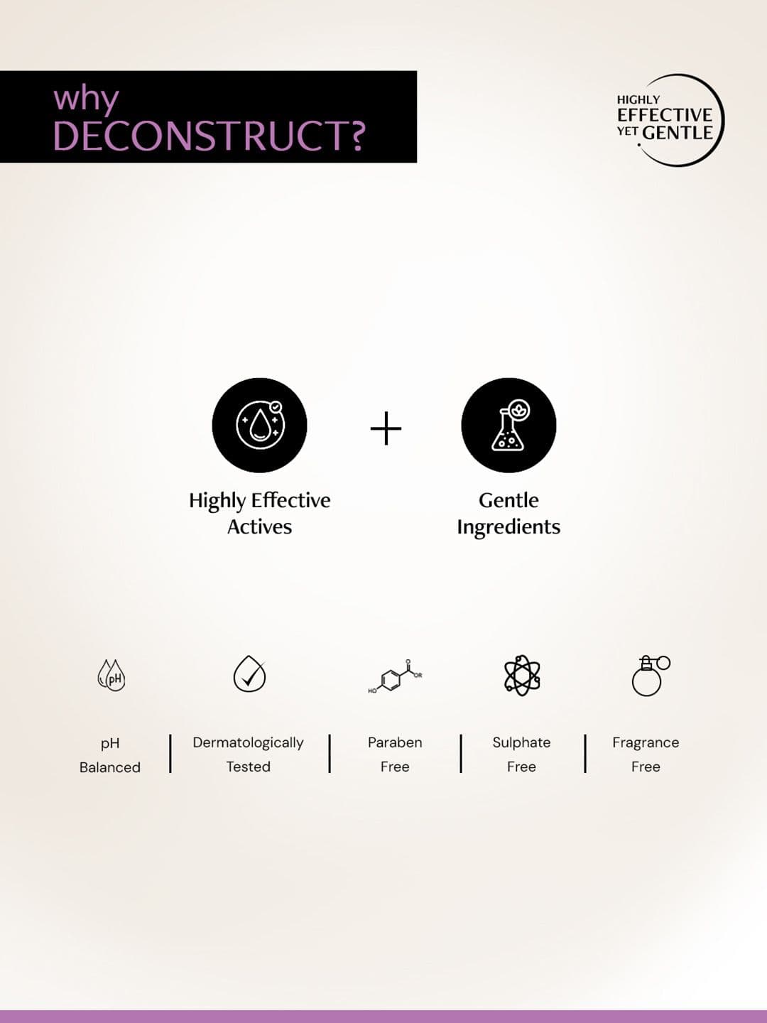 Deconstruct Brightening Tinted Lip Balm SPF 50 Moisturizes & Brightens -4g