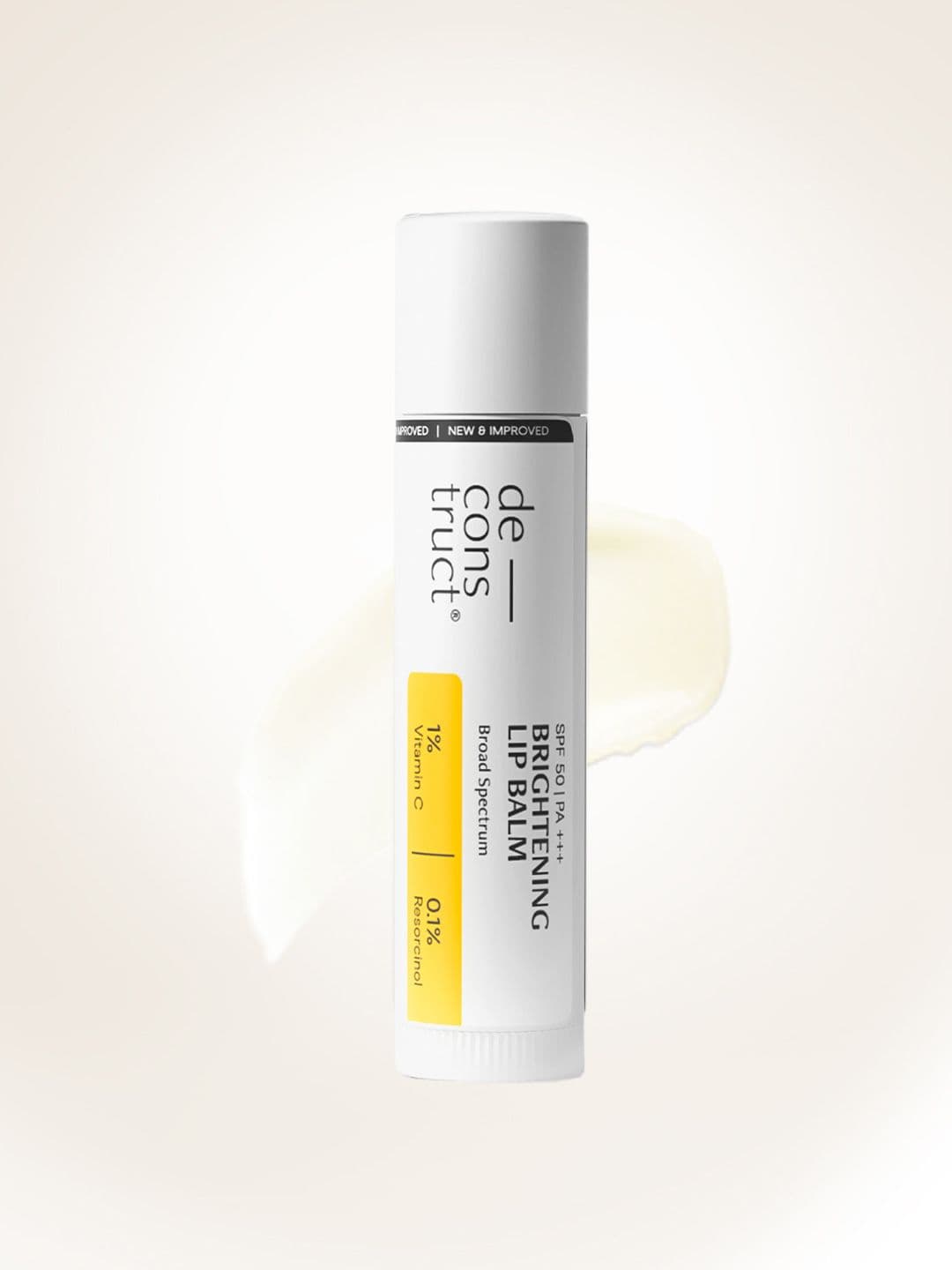 deconstruct Brightening Lip Balm SPF 50 Moisturizes & Brightens Lips- 4 g