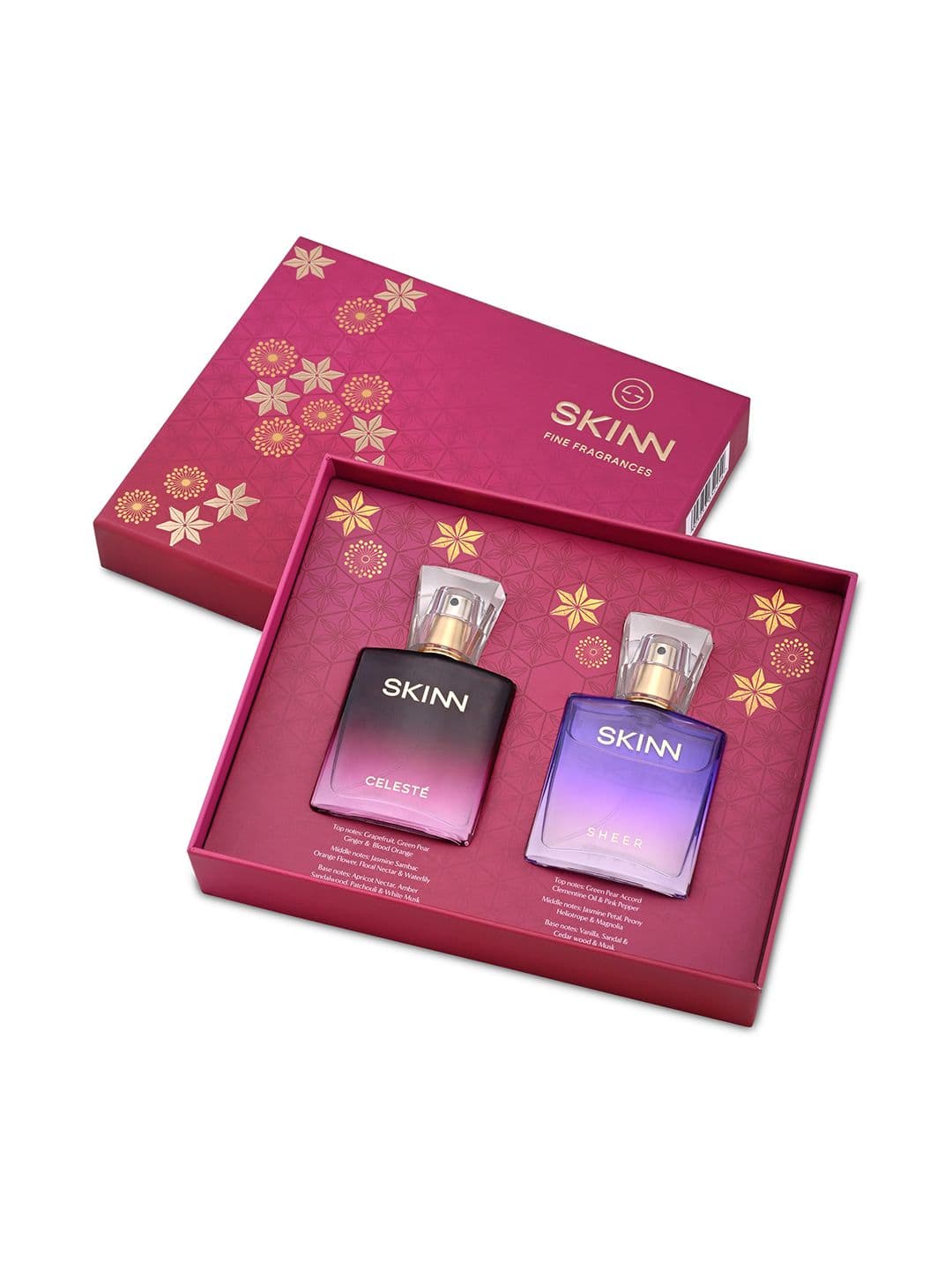 SKINN by Titan Women Celeste & Sheer Miniature EDP Gift Set- 25 ml Each