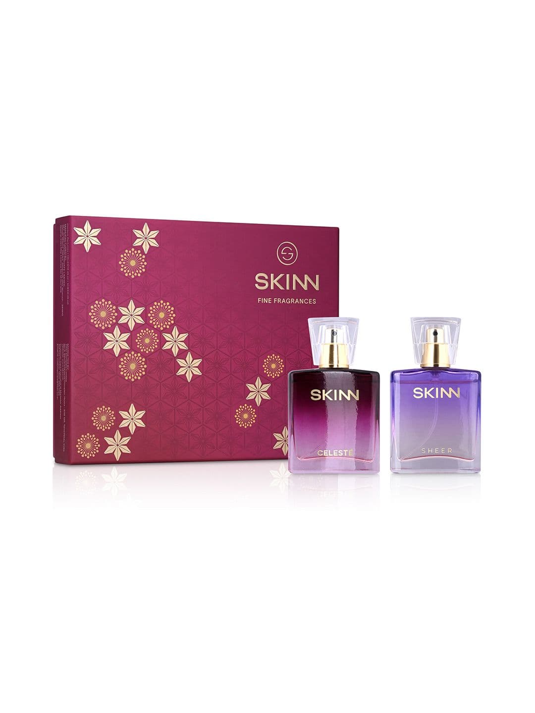 SKINN by Titan Women Celeste & Sheer Miniature EDP Gift Set- 25 ml Each