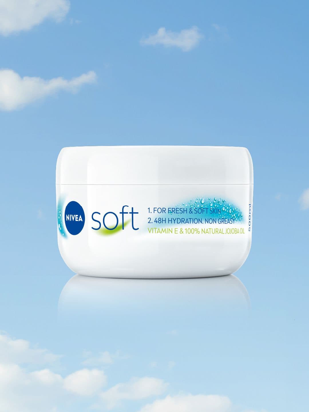 Nivea Soft Light Moisturizing Cream with Vit-E & Jojoba Oil for 24Hr Moisturization 300ml