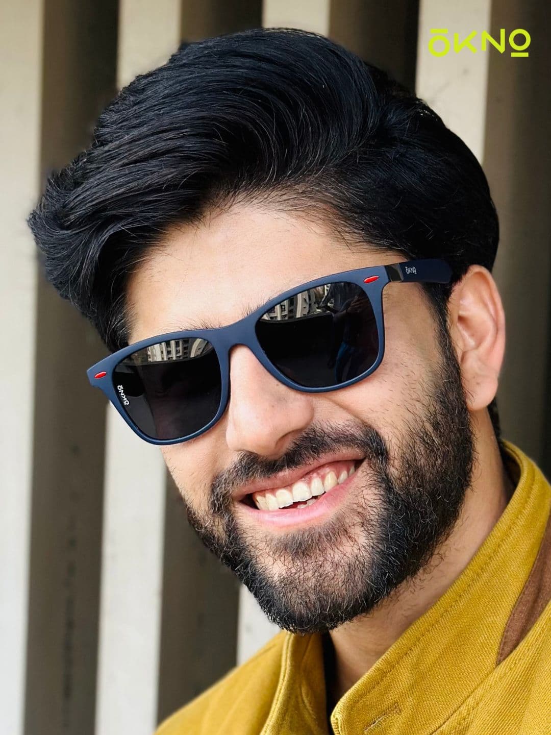 Eyewearlabs Polarised and UV Protected Lens Unisex Black Medium Square Sunglasses