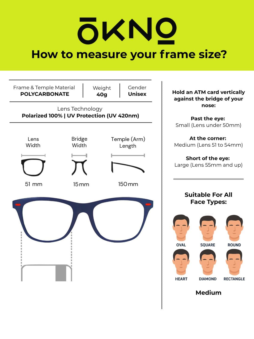 Eyewearlabs Polarised and UV Protected Lens Unisex Black Medium Square Sunglasses