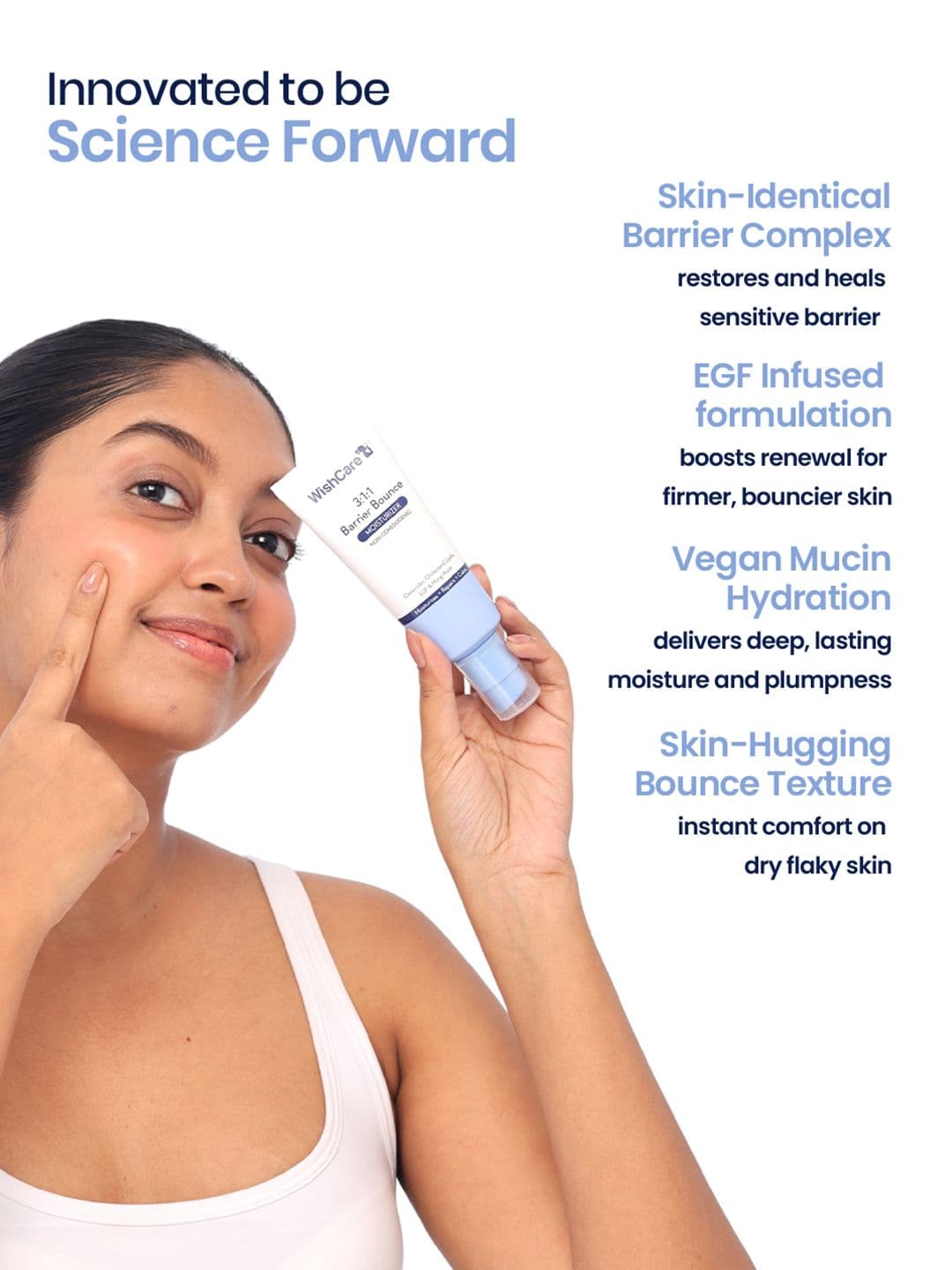 WishCare 3:1:1 Barrier Bounce Moisturiser- 50 ml