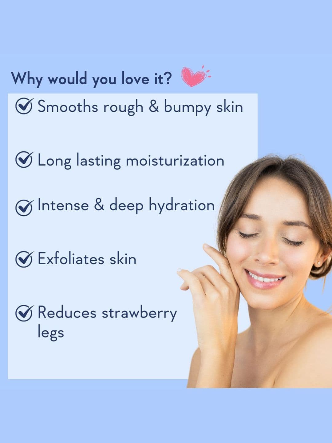 WishCare 10% AHA 1% BHA Body Lotion With Niacinamide,Exfoliates+Smoothens Rough Skin-200ml