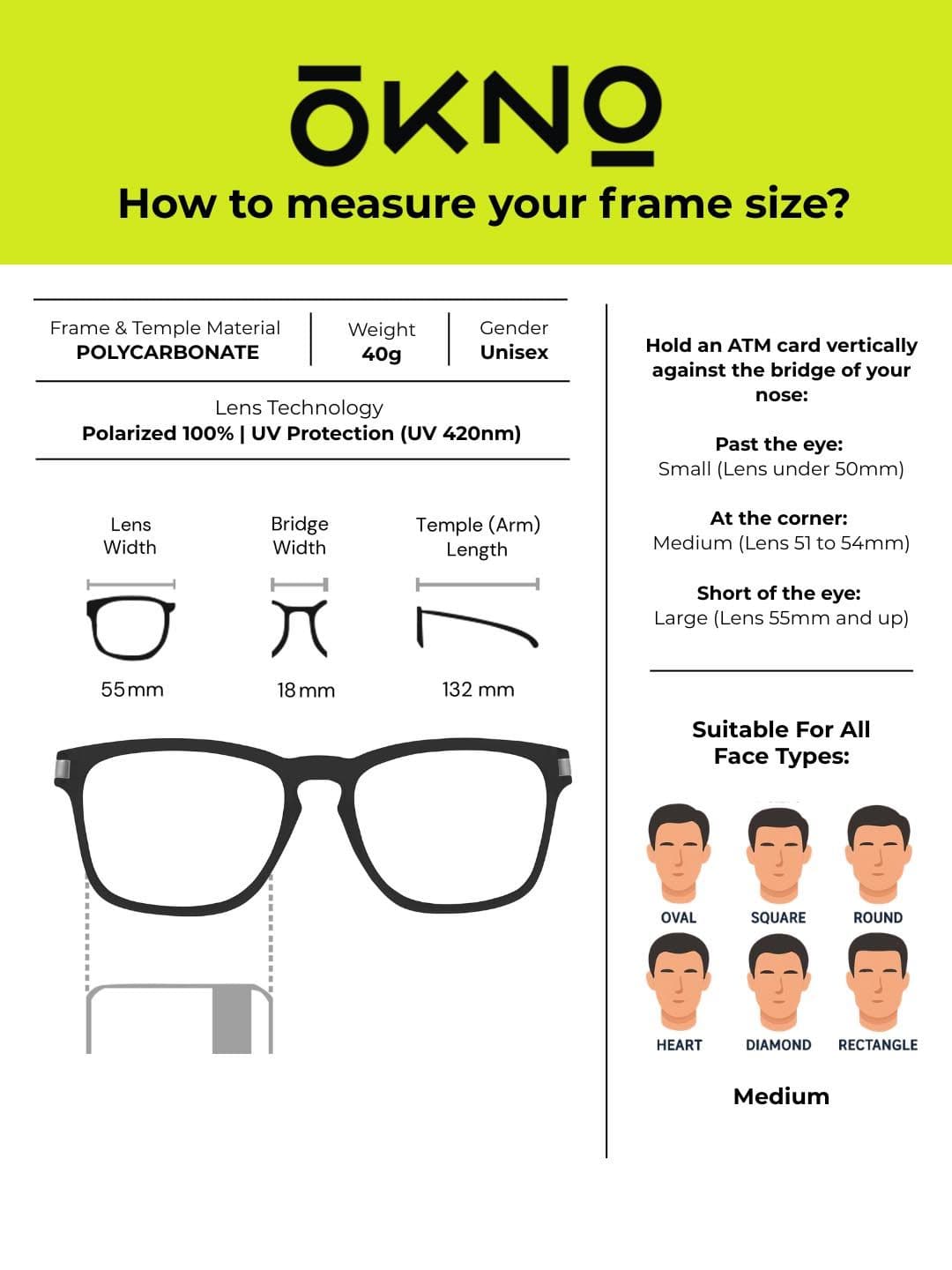 Eyewearlabs Polarised and UV Protected Lens Unisex Black Square Sunglasses