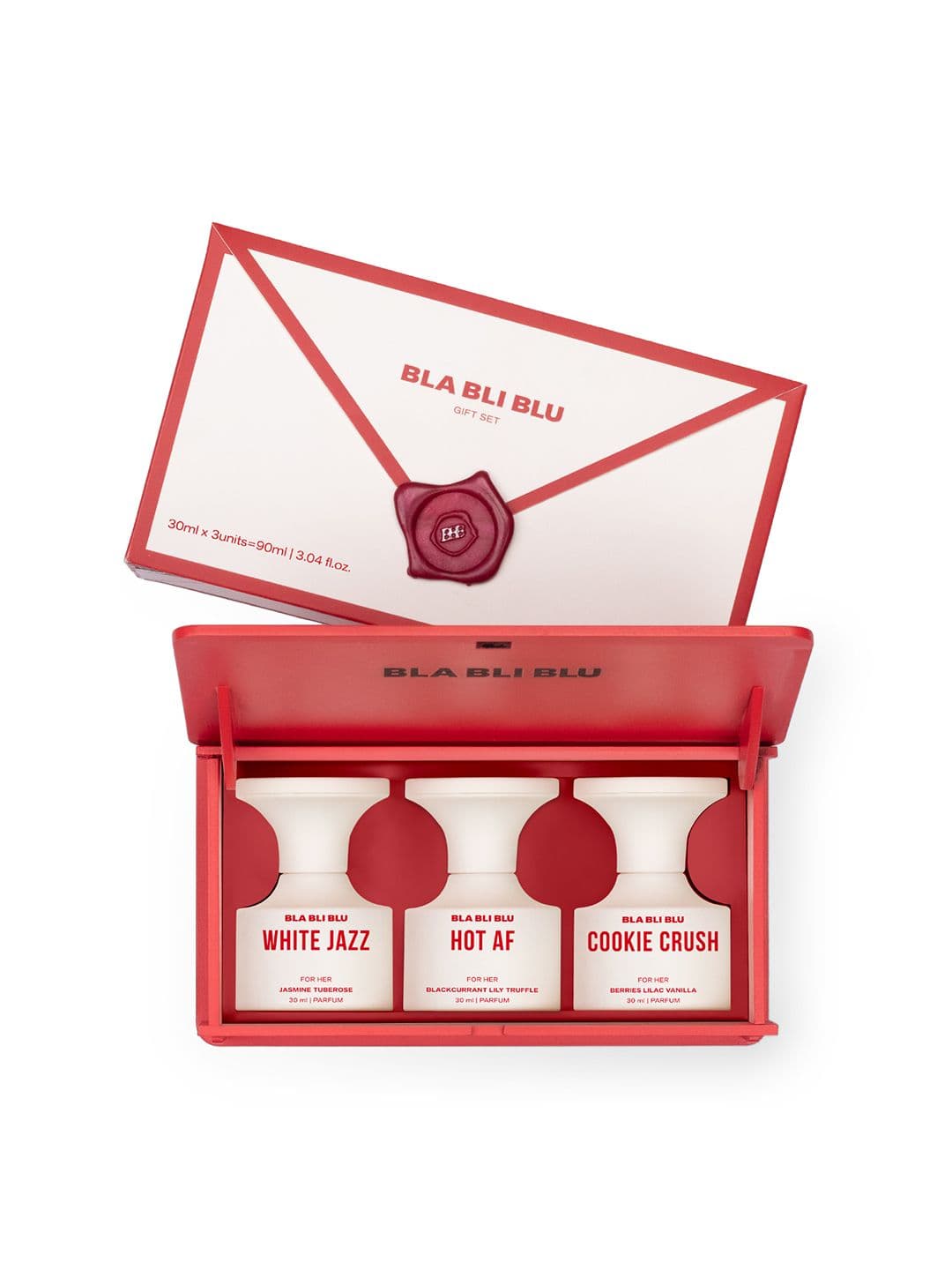 BLA BLI BLU Women Set Of 3 White Jazz, Hot Af & Cookie Crush Eau De Parfum - 30ml Each