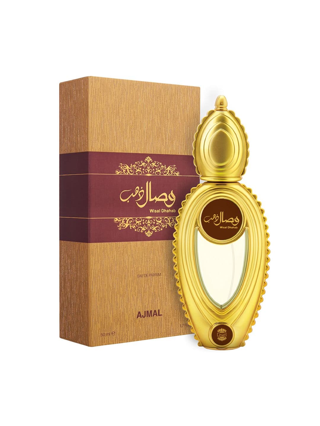 Ajmal Men Wisal Dhahab Fruity Musky Long Lasting EDP Perfume - 50ml - Warm Fragrance