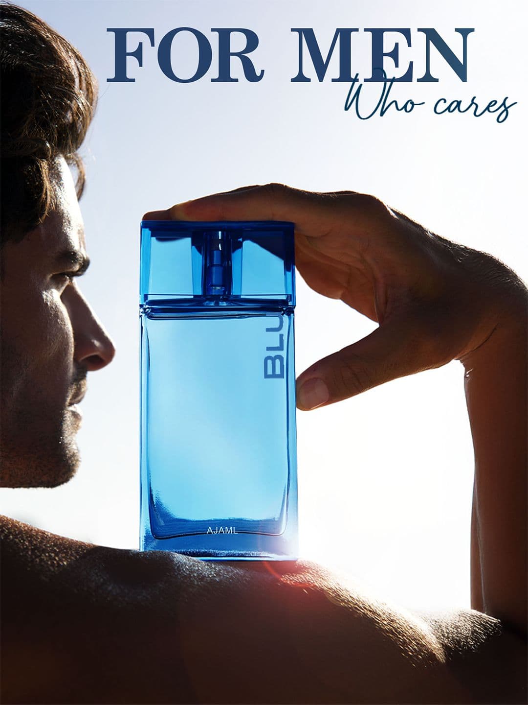 Ajmal Men Blu Aquatic Fresh Long Lasting EDP Perfume - 90ml - Crisp Cool Scent