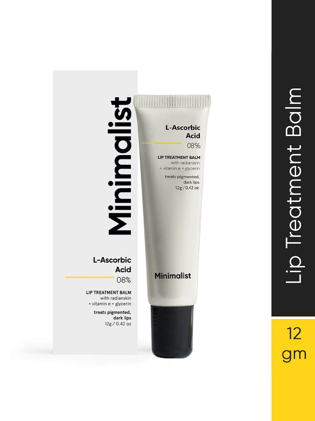 Minimalist 8% L-Ascorbic Acid Lip Treatment Balm with Vitamin E 12gm