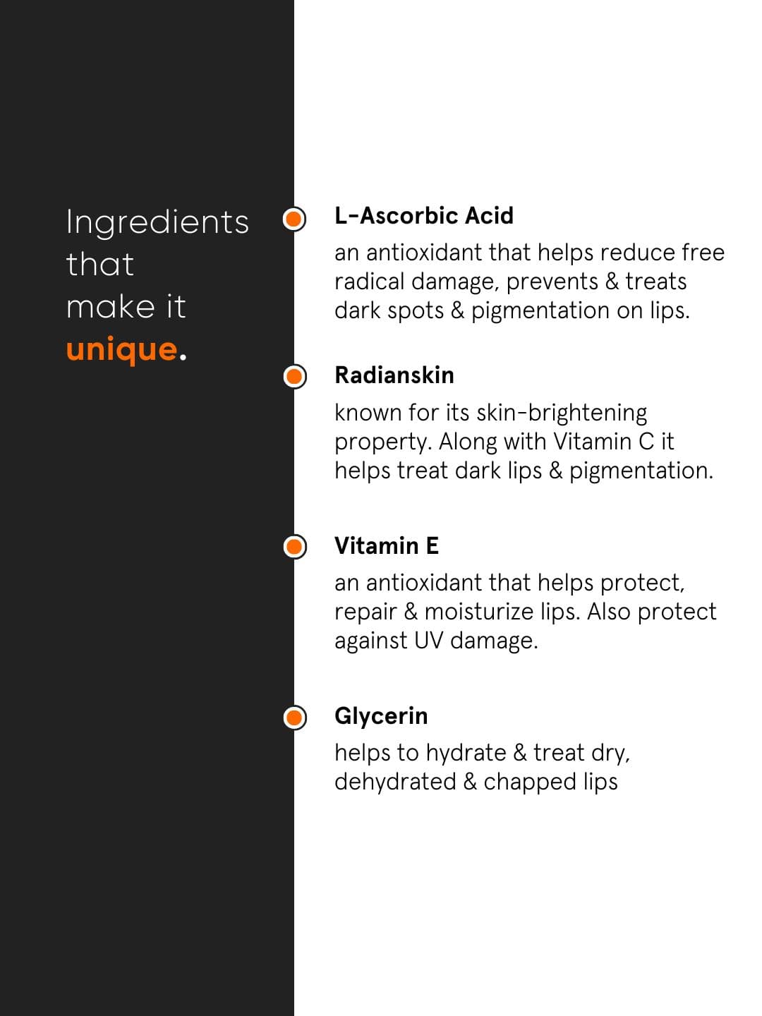 Minimalist 8% L-Ascorbic Acid Lip Treatment Balm with Vitamin E 12gm