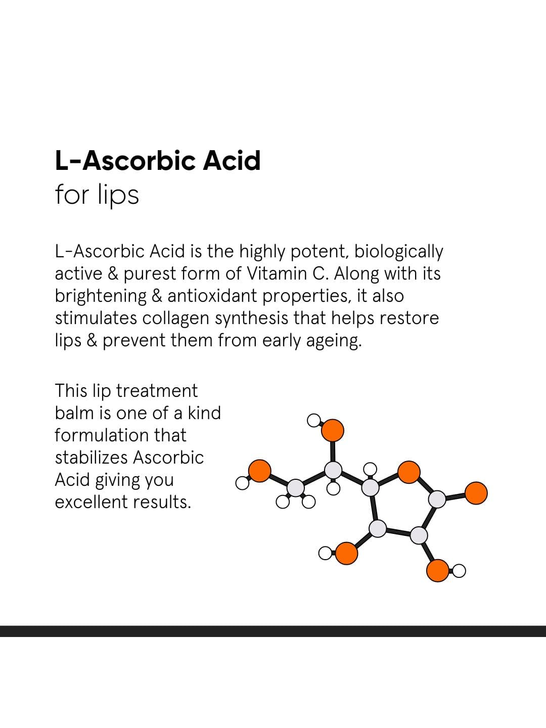 Minimalist 8% L-Ascorbic Acid Lip Treatment Balm with Vitamin E 12gm
